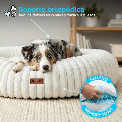Cama Antiestrés Para Perros | Ortopédica + Lavable