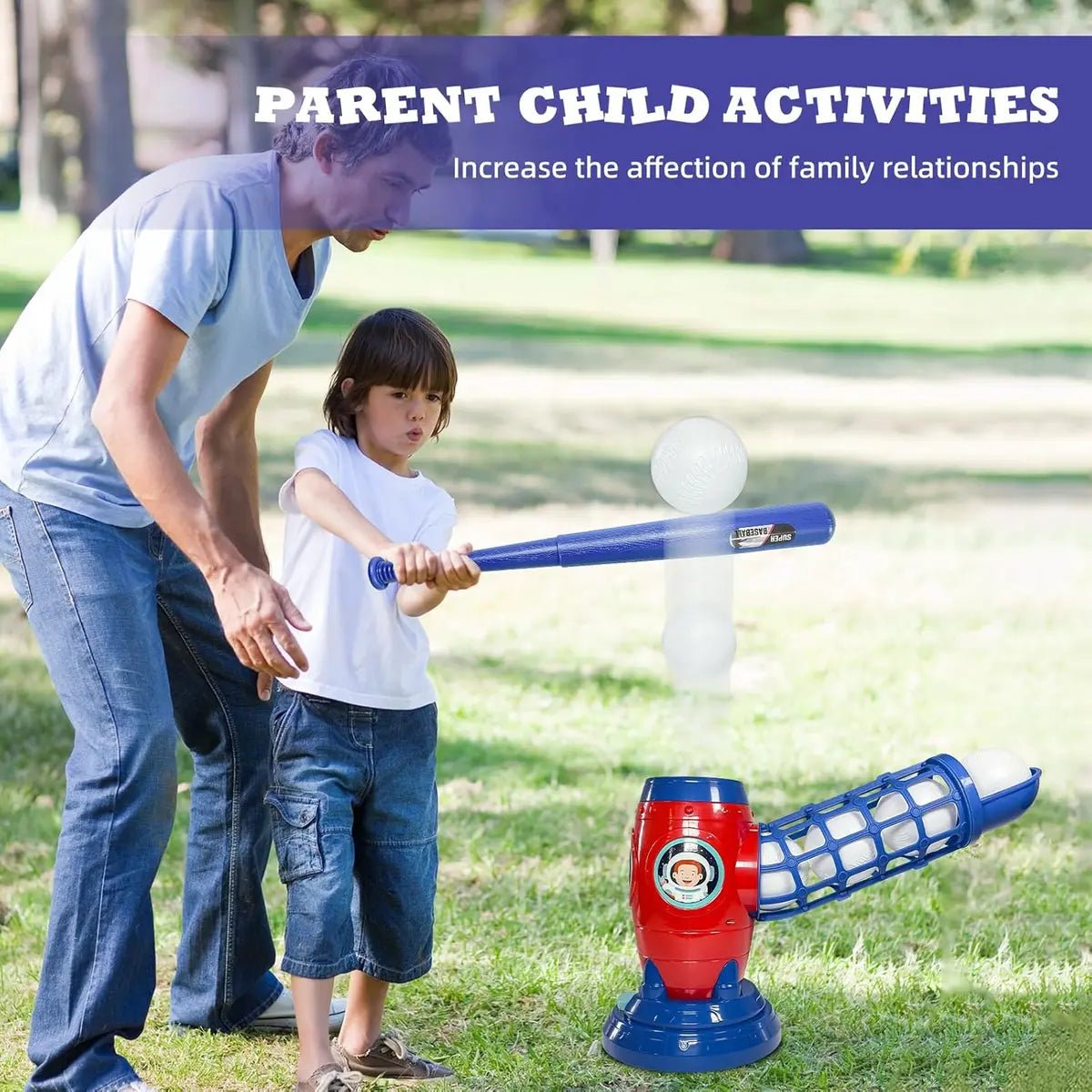⚡ HOT DEAL:🚀 Kids' Space Baseball Launcher: Active Fun That Beats Screen Time!