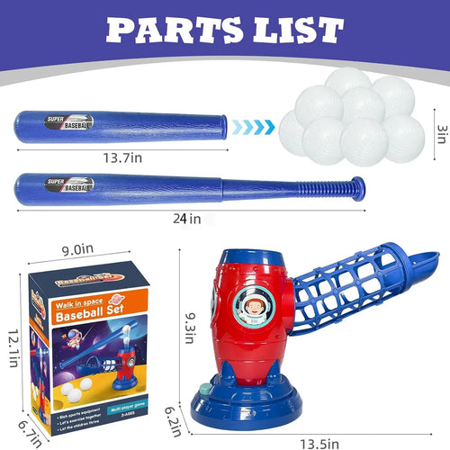 ⚡ HOT DEAL:🚀 Kids' Space Baseball Launcher: Active Fun That Beats Screen Time!