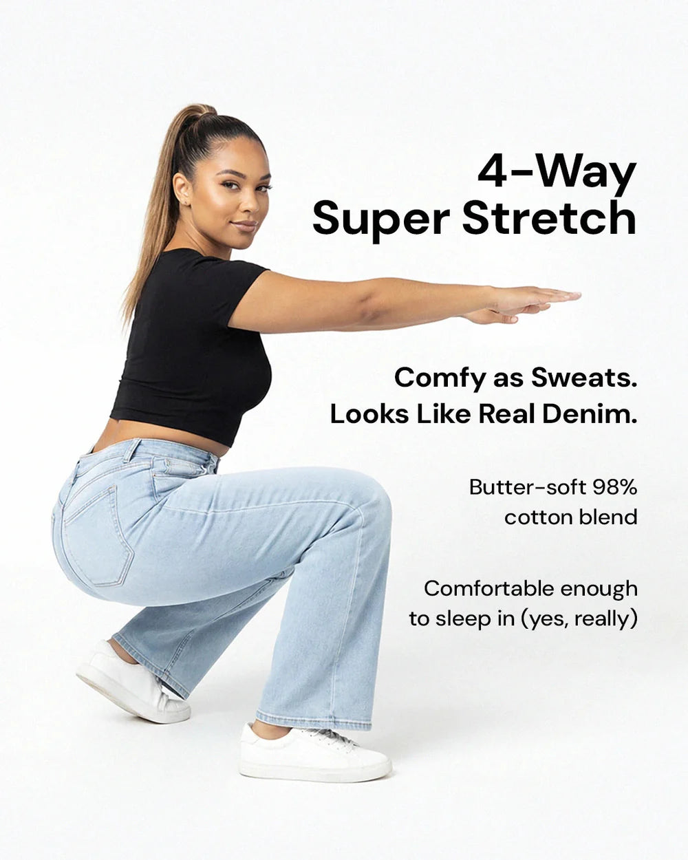 BBL Wide Leg Everyday Jeans