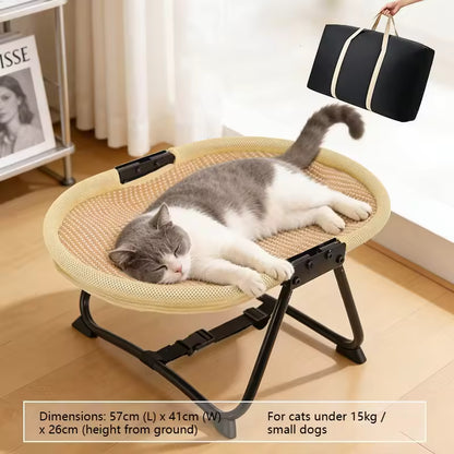 Elevated Pet Bed for Cats & Dogs