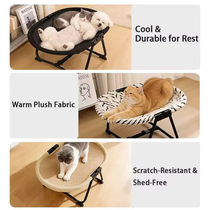 Elevated Pet Bed for Cats & Dogs